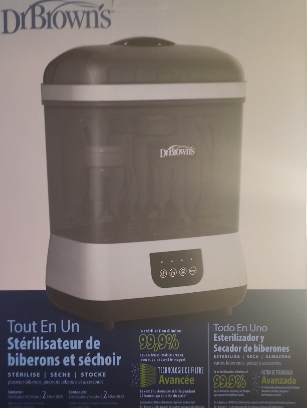 Dr. Brown's All-in-One Baby Bottle Sterilizer and Dryer BRAND NEW